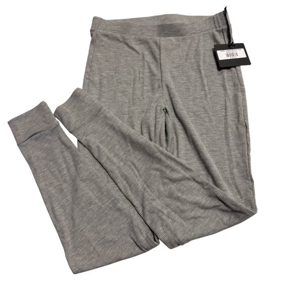 DYI Women's Waffle Jogger Pants Heather Grey Size Small - Picture 5 of 9
